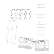 Ninth floor plan of Bacalan Block by Colboc Sachet Architects