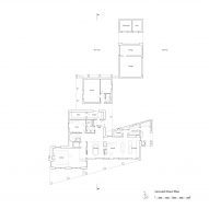 Ground floor plan of Bury Gate Farm by Sandy Rendel Architects