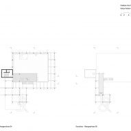 Fourth and fifth floor plans of Erlebnis-Hus by Holzer Kobler Architekturen
