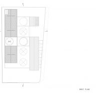 Roof plan of Halo House by Tamara Wibowo Architects