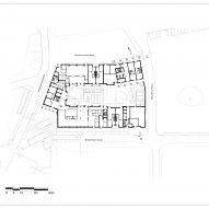Location plan of Harriet Hardy House by Mae Architects