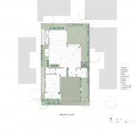 Ground floor plan of House of Greens by 4site Architects
