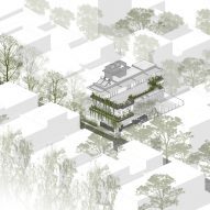 Site isometric of House of Greens by 4site Architects