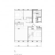 Floor plan of apartment within Îlot Saint-Germain in Paris