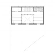 Second floor plan of Maison Nana by Jean Benoit Vetillard Architecture