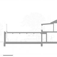 Section drawing of Love Walk II by Knox Bhavan Architects