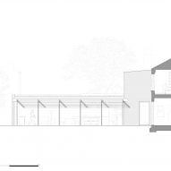 Section drawing of Love Walk II by Knox Bhavan Architects