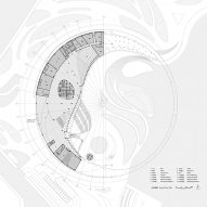 Ground floor plan of Tianfu Museum of Traditional Chinese Medicine by MUDA Architects