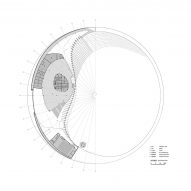First floor plan of Tianfu Museum of Traditional Chinese Medicine by MUDA Architects