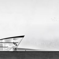 Section drawing of Tianfu Museum of Traditional Chinese Medicine by MUDA Architects