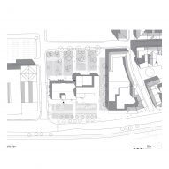 Site plan of the PLATP Contemporary Art Gallery by KWK Promes