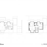 Second floor plan of Dulwich House by Proctor & Shaw
