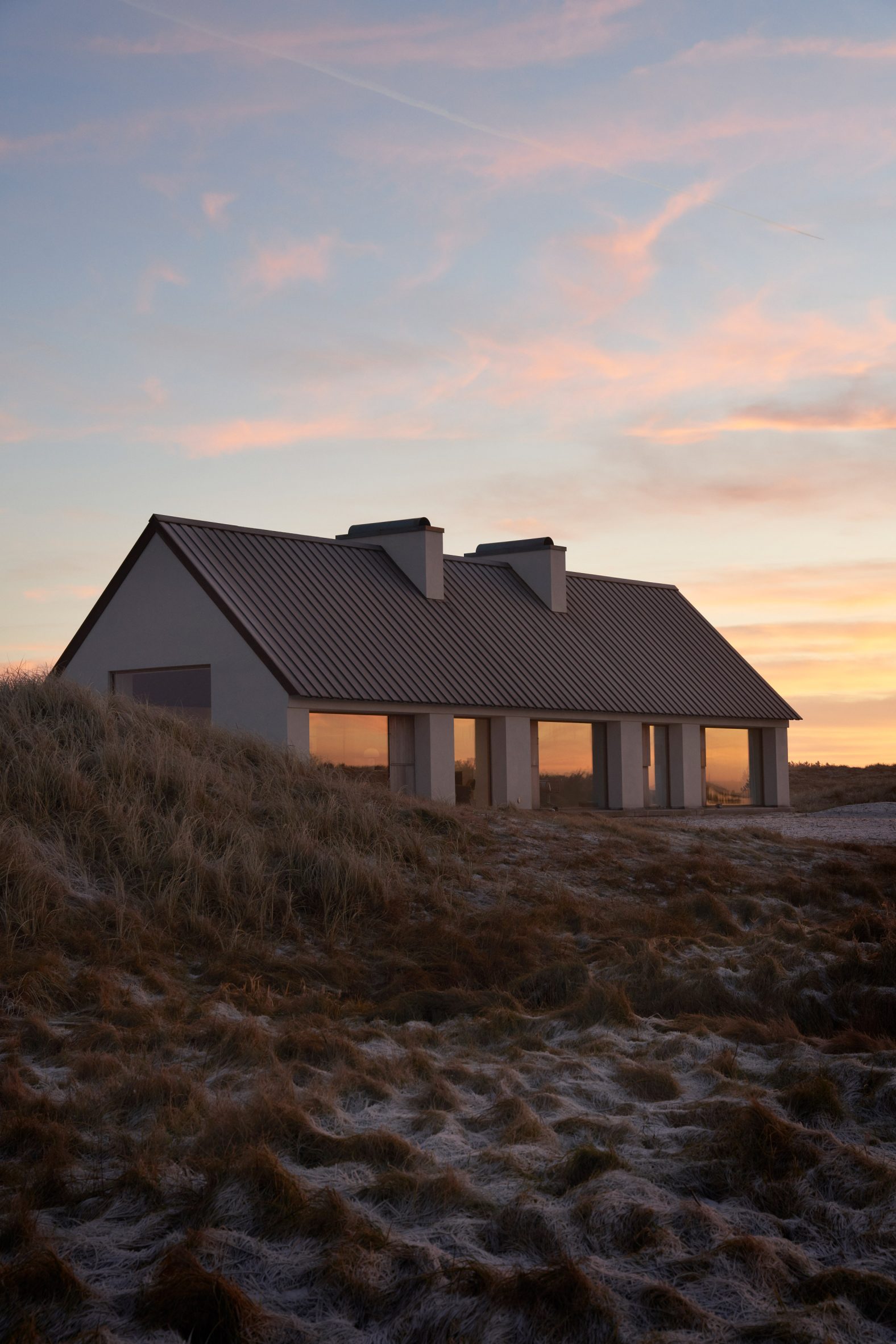 External view of Vipp Cold Hawaii Guesthouse by Hahn Lavsen in Denmark