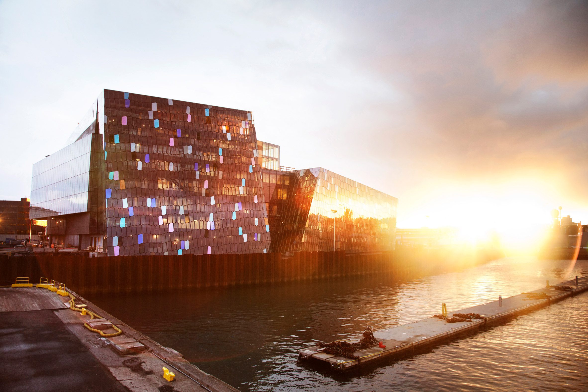 Harpa Concert Hall and Conference Centre by Henning Larsen Architects in Reykjavík, Iceland