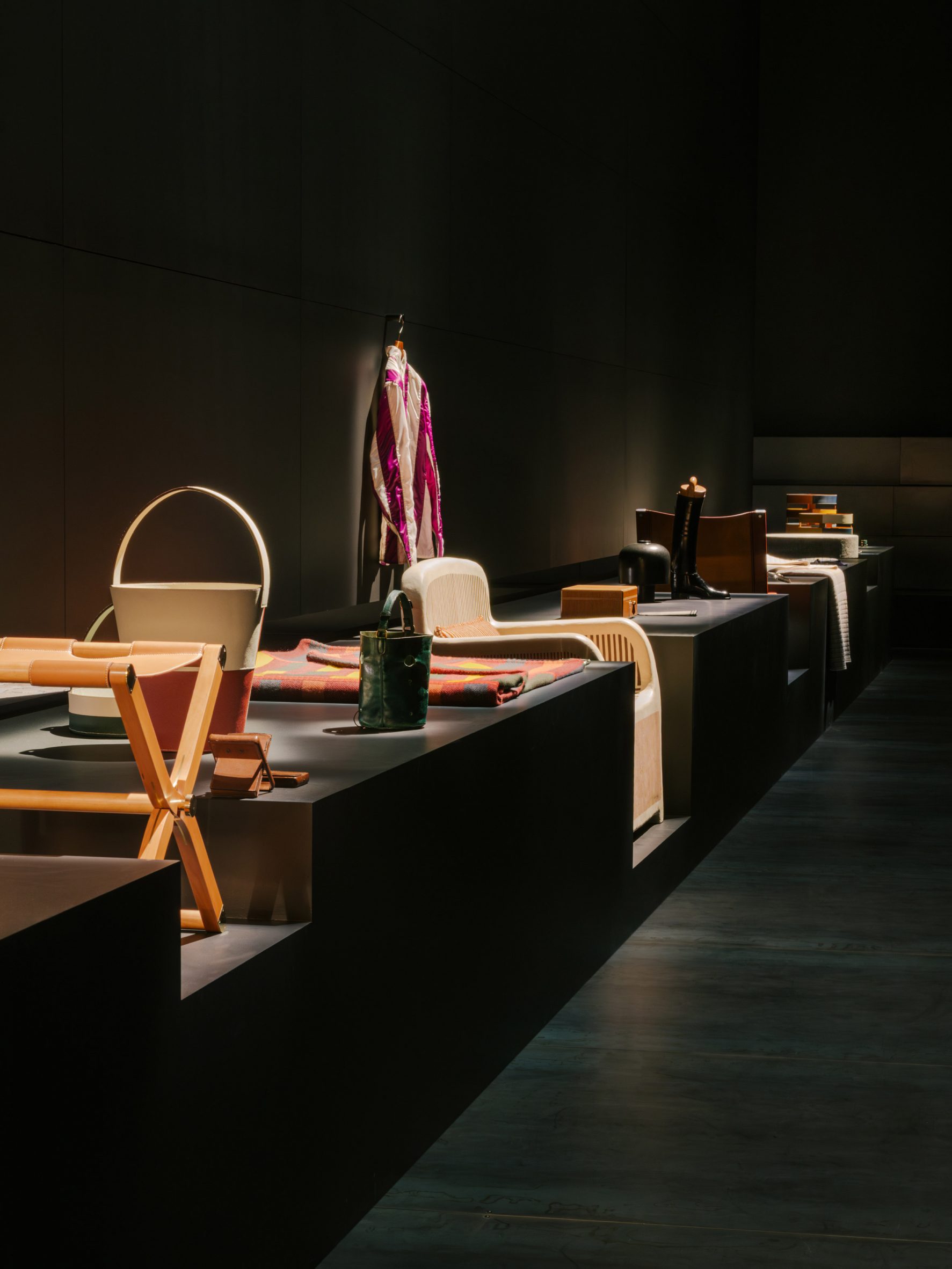 Exhibition of Hermès home pieces