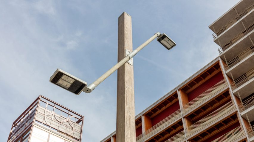 Street lights for Paris 2024 Olympic Village by Concepto and Studio 5.5