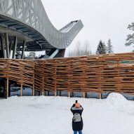 Holmenkollen ski museum extension in Oslo by Snøhetta