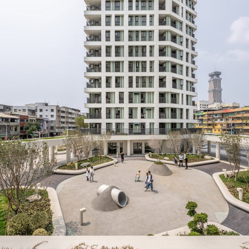 Social housing in Taiwan designed by Mecanoo
