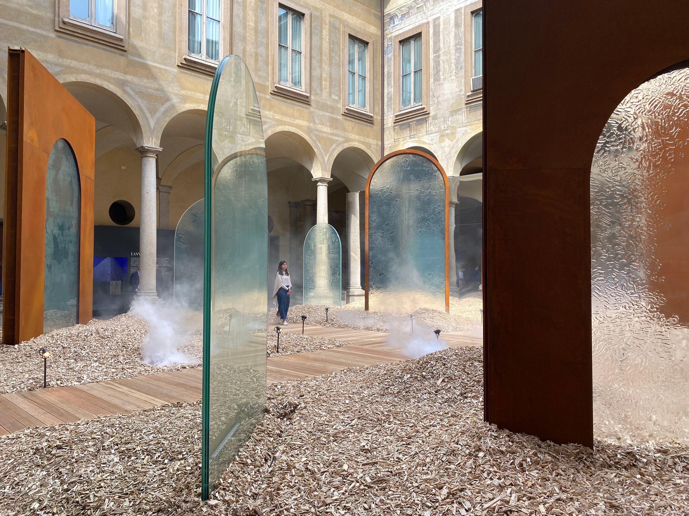 Lasvit installation at Milan design week