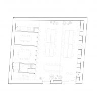 Ground floor plan of L'Atelier by A6A