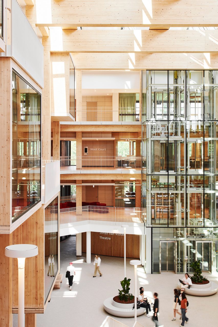 Interior of Michael Kirby Law Building by Hassell