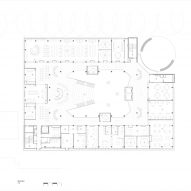 First floor plan of Michael Kirby Law Building by Hassell