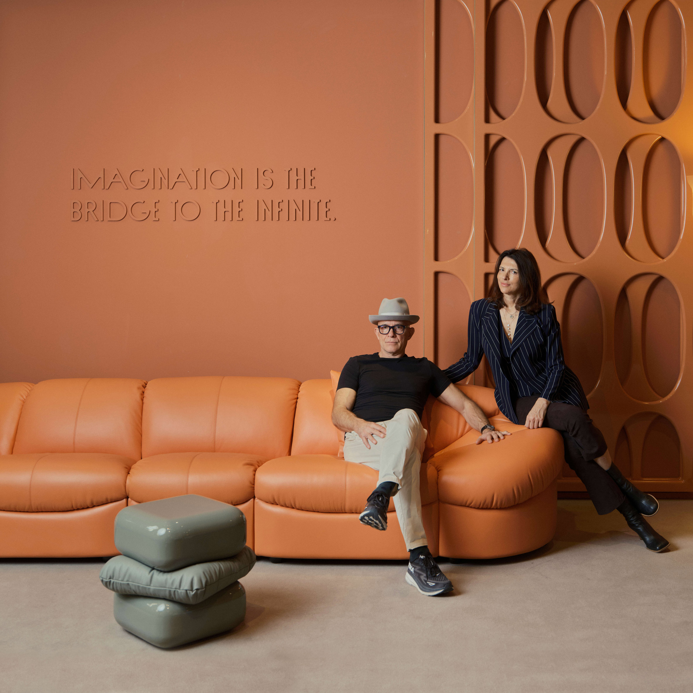 Parka by Draga & Aurel for Poltrona Frau, a sofa that nods to 1990s streetwear