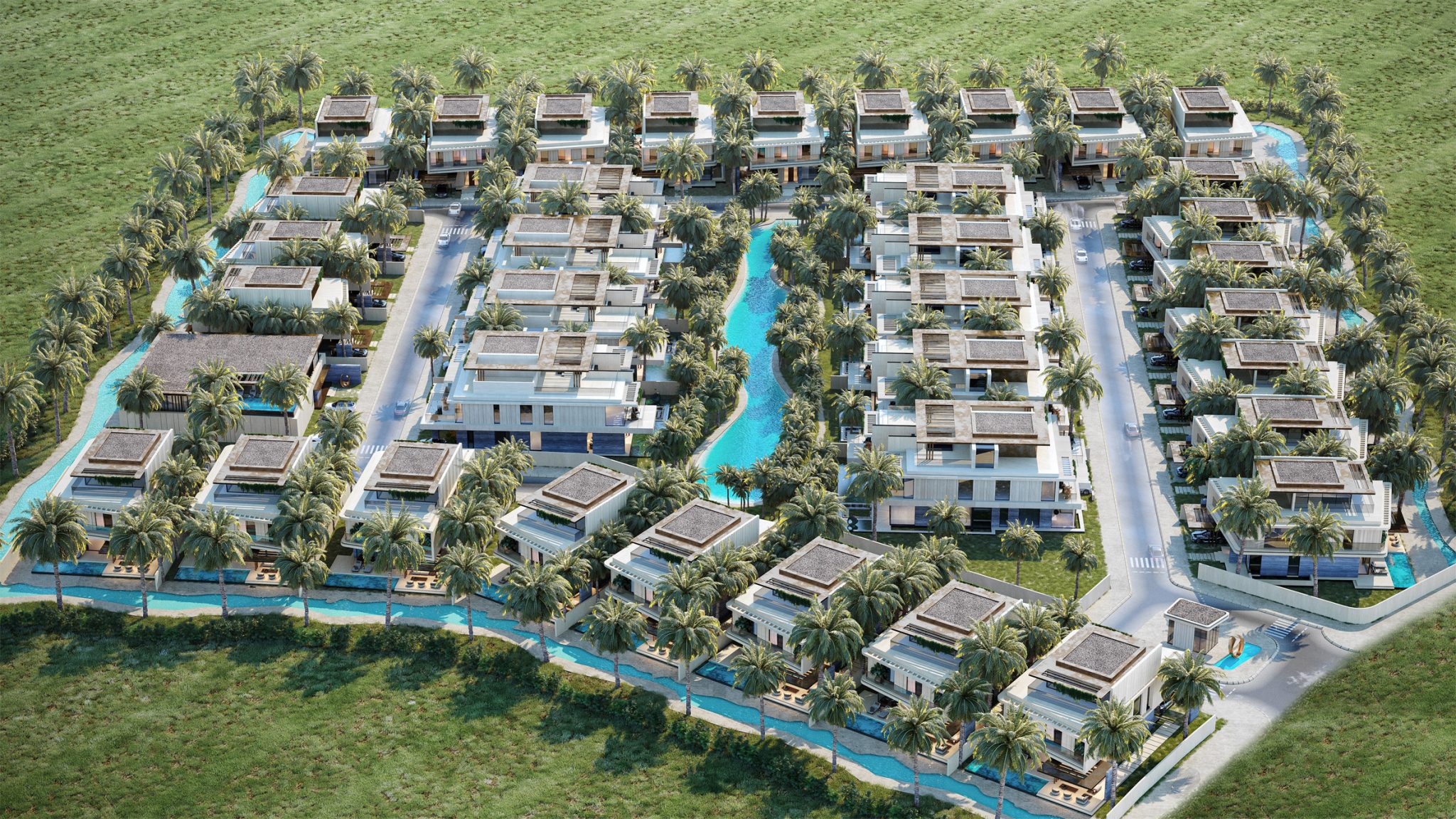 Mira Developments encircles Bentley Home villas with private lagoon ...