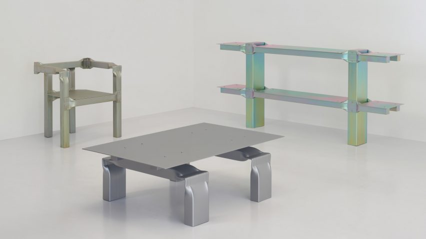 Metal furniture by Tim Teven
