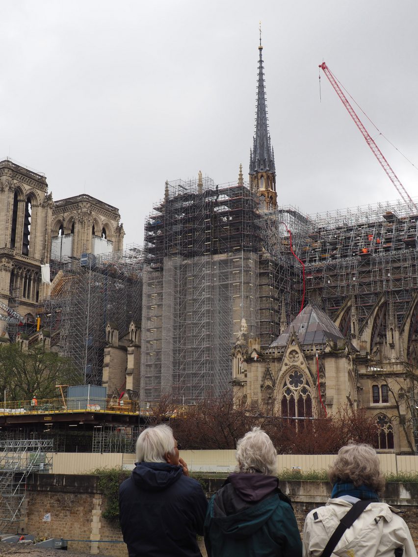 Dezeen video documents reconstructed spire at Notre-Dame