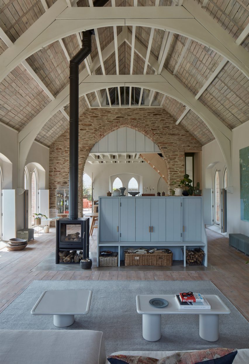 Home in a converted chapel in Devon