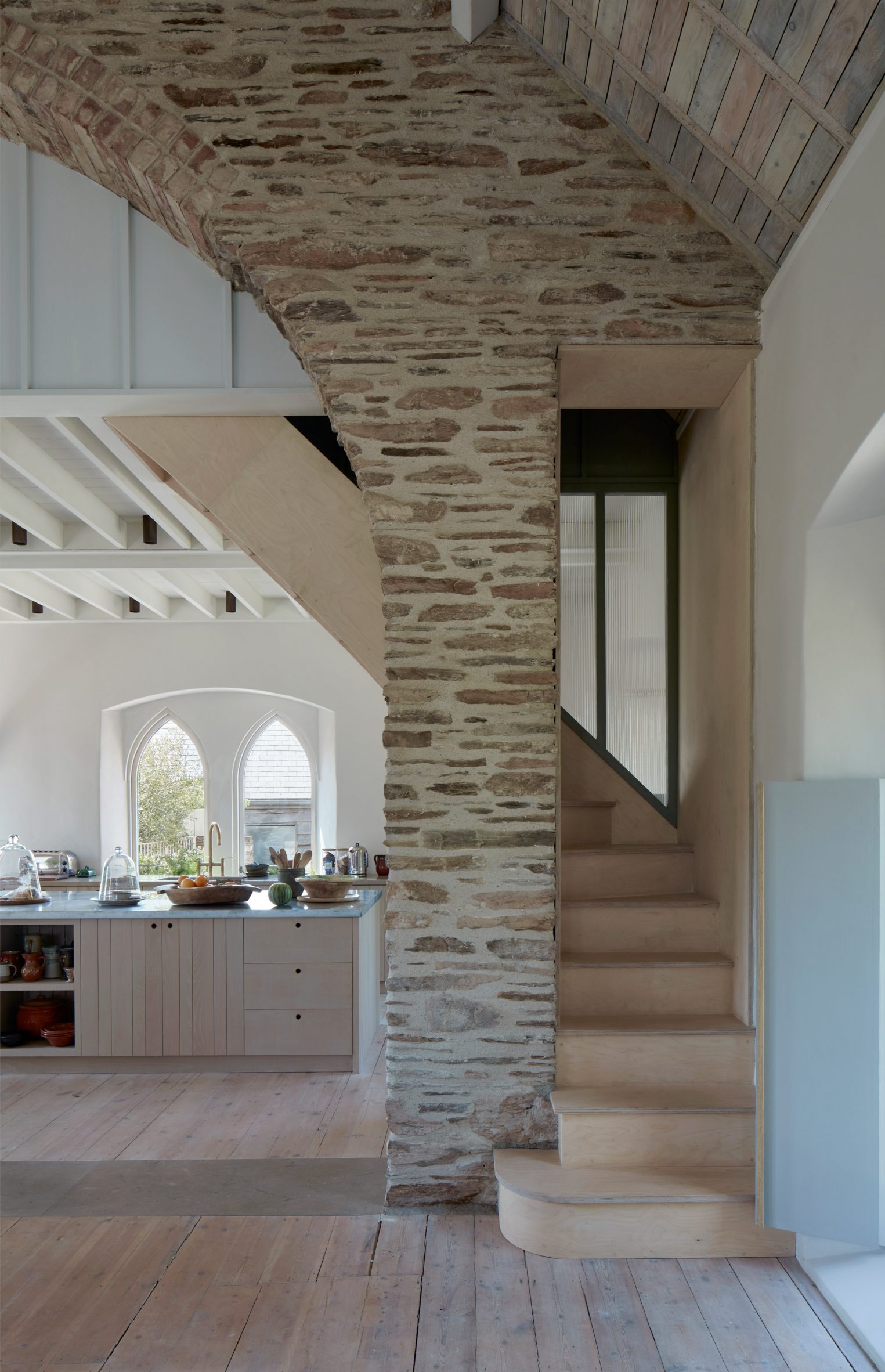 Kitchen of Old Chapel by Tuckey Design Studio
