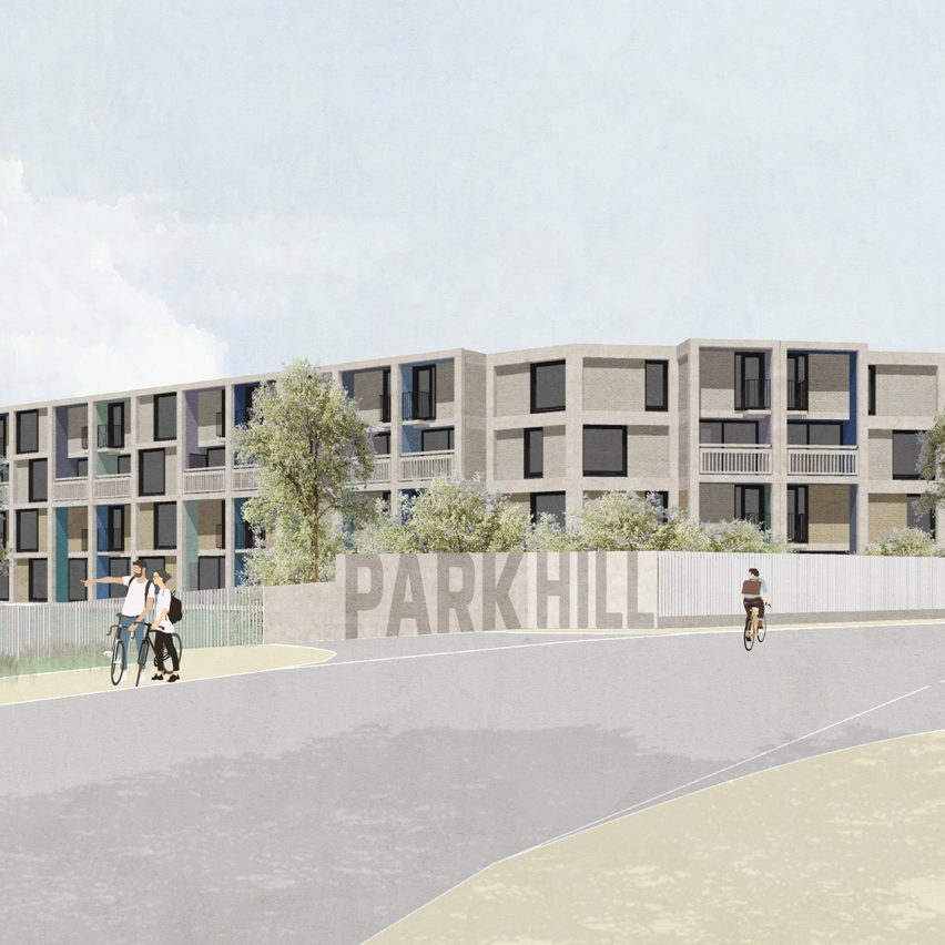 Render of Phase 5 at Park Hill by MIkhail Riches