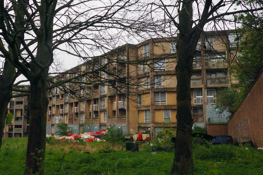 Vacant housing in Phase 5 at Park Hill estate in Sheffield