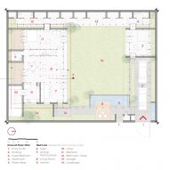 Ground floor plan of Pott House by Kiron Cheerla Architecture