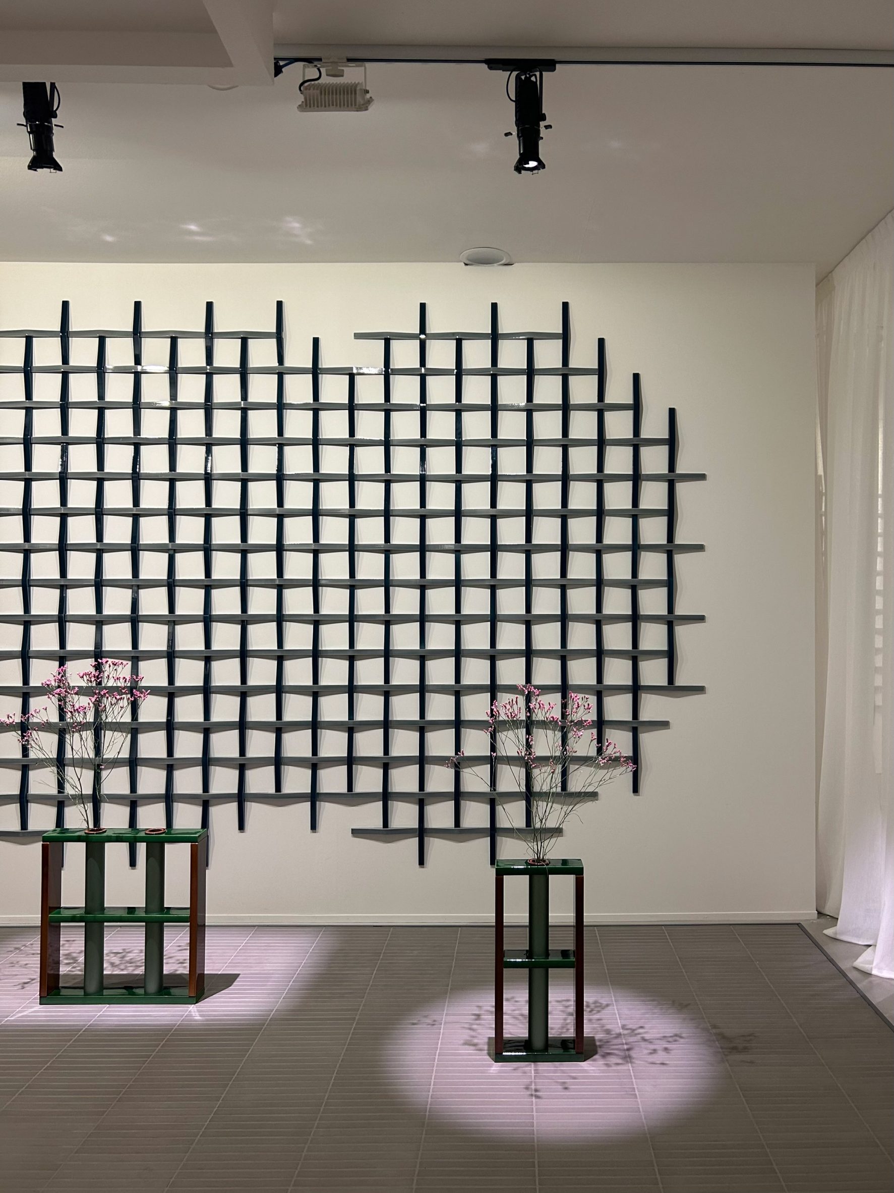 The designer has developed a modular system that can also be used to create larger wall pieces.
