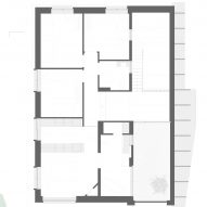 First floor plan of SL House by Ae-Architecten