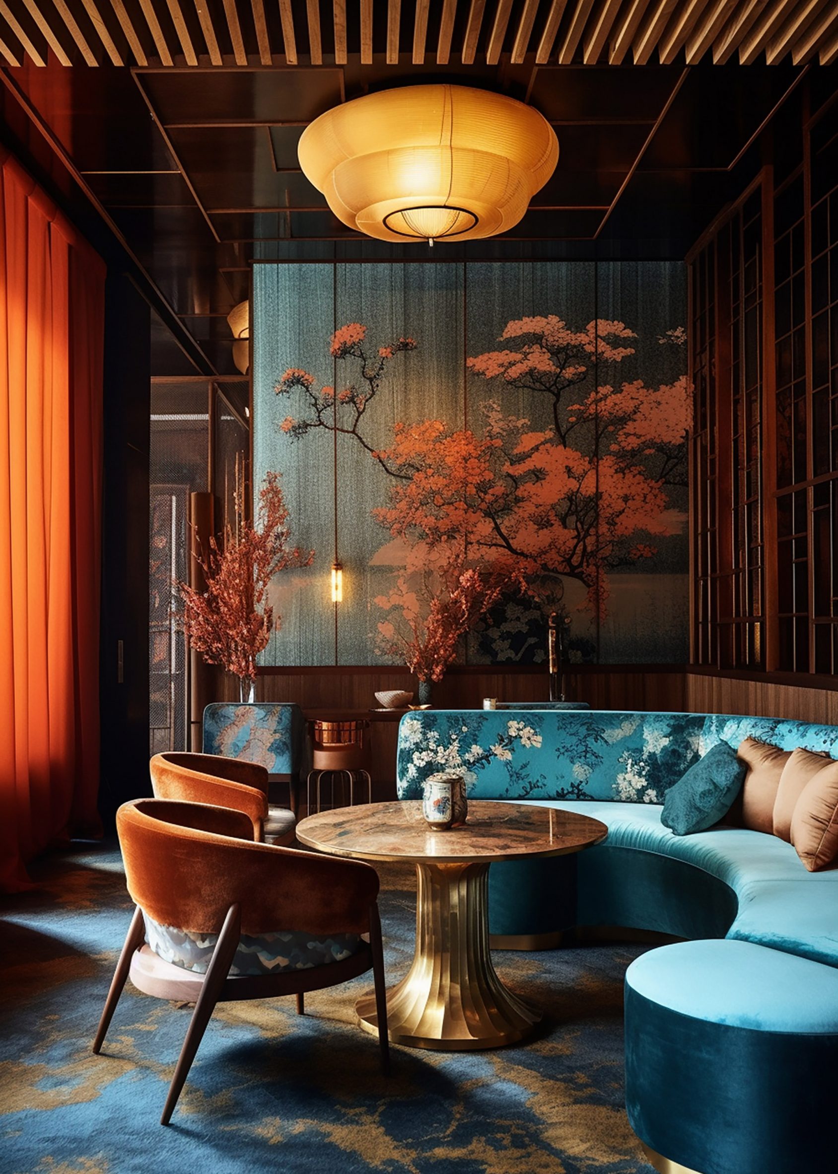 London restaurant interior by Sonet