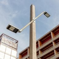 Paris 2024 Olympic Village features street lamps made from salvaged building materials