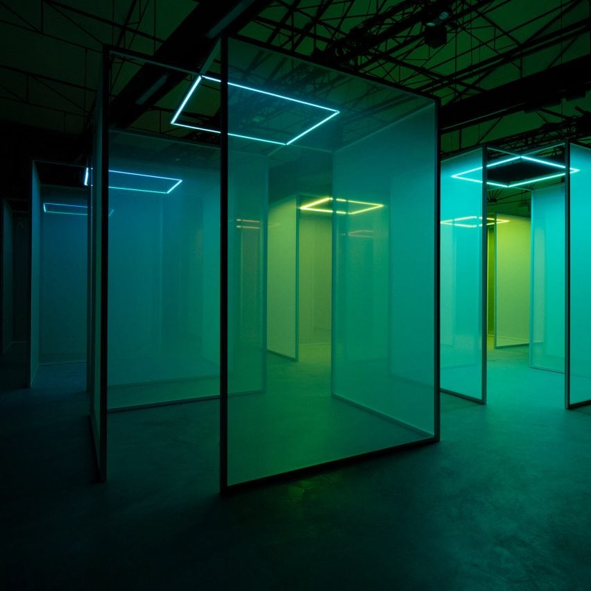 Making sense of color installation by Chromasonic for Google at Milan design week 2024