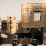 Wooden Calgary house