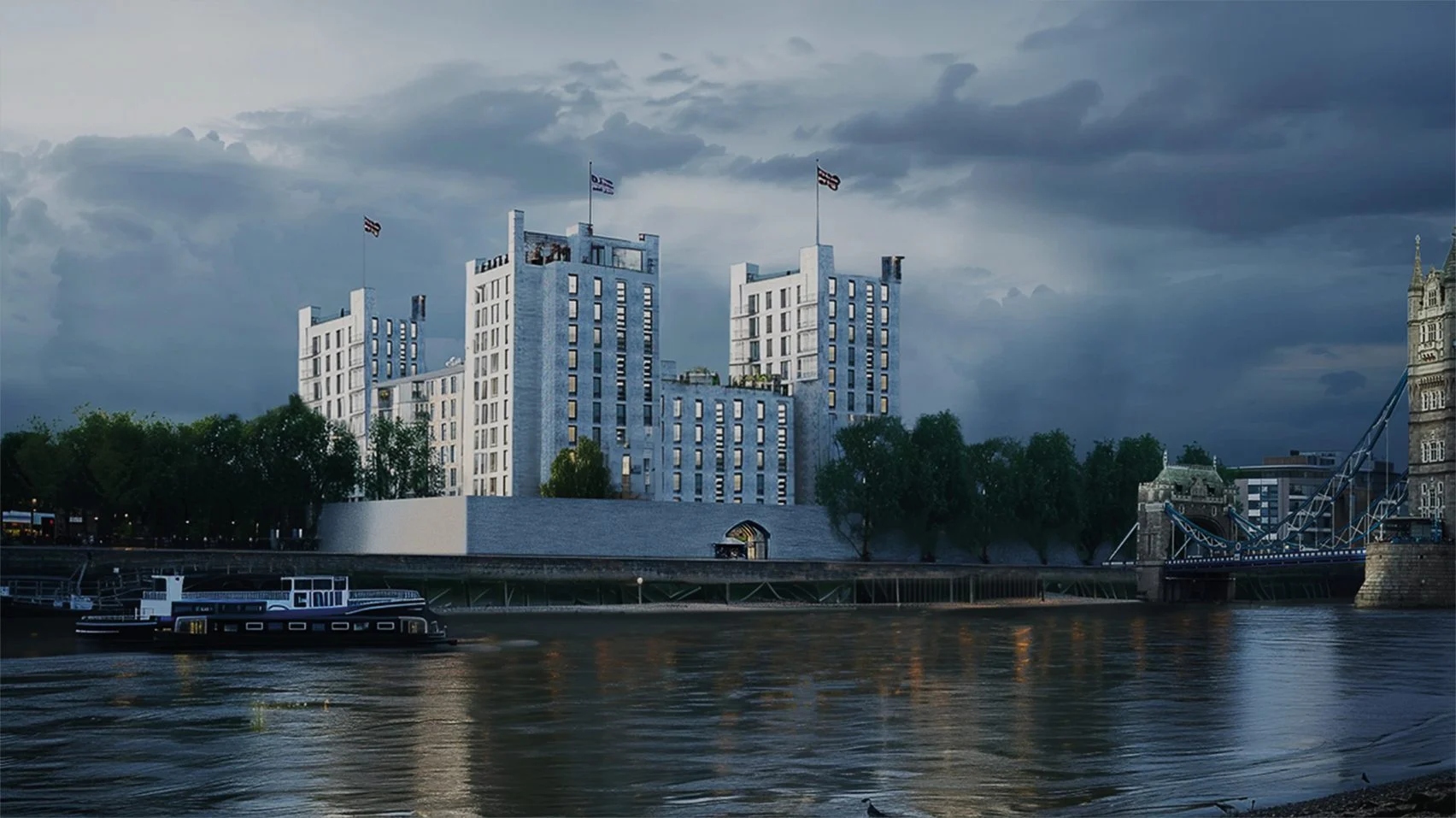 Tower of London reimagined in modernist style Heatherwick campaign