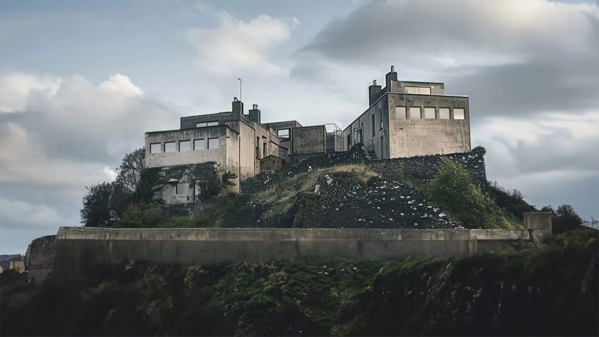 Edinburgh castle reimagined as modernist building by Heatherwick