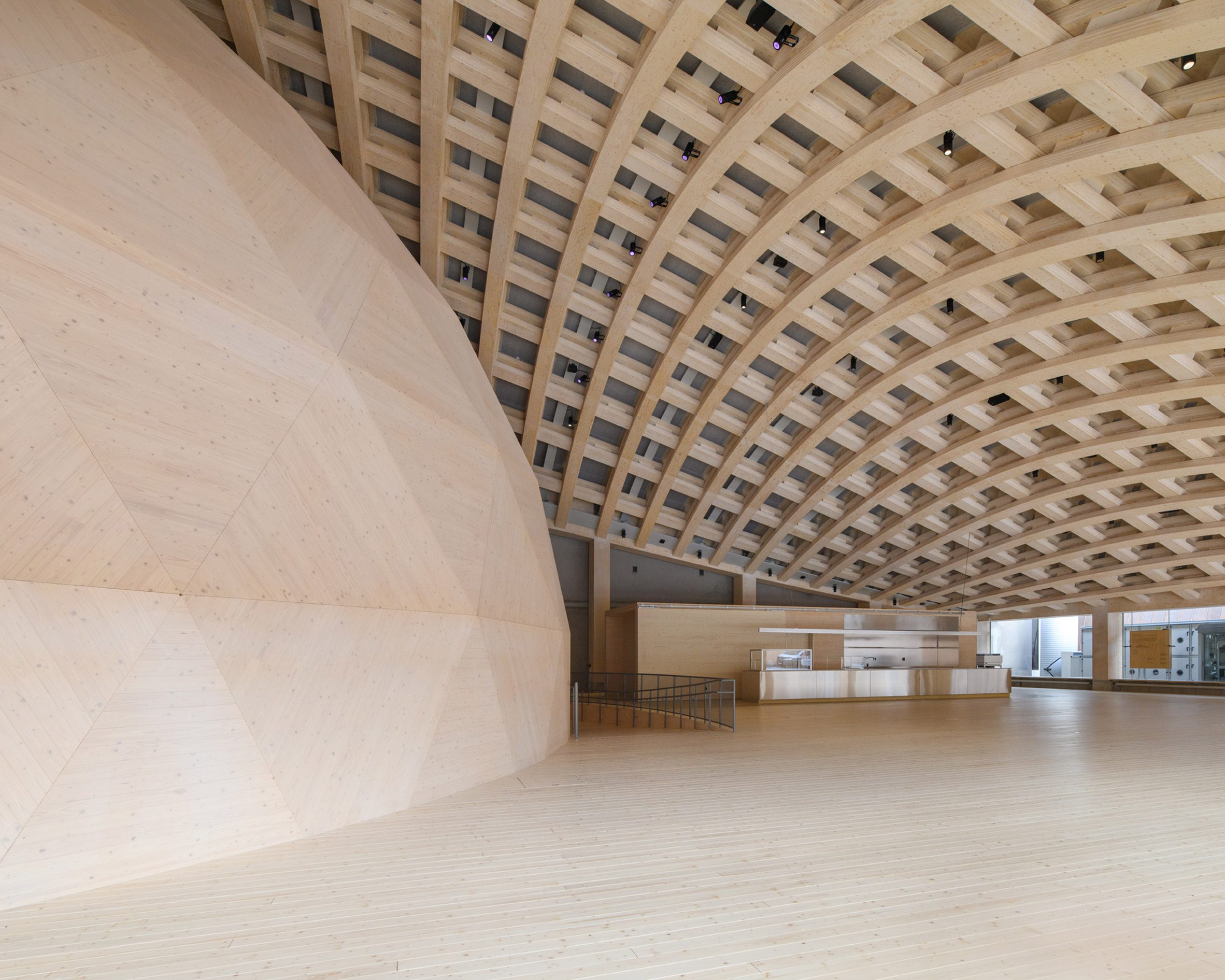 Gridshell timber structure