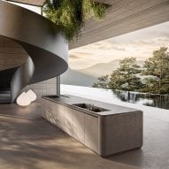 Boffi unveils "evolved" version of Zaha Hadid Design's Cove kitchen