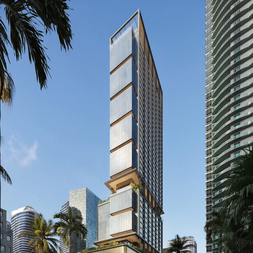 A skyscraper in Miami