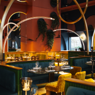 Olivier Delannoy creates mirrored "English garden" for Daroco Soho restaurant