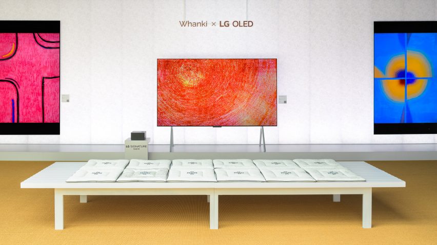 LG OLED is exhibiting digital art works at Frieze New York