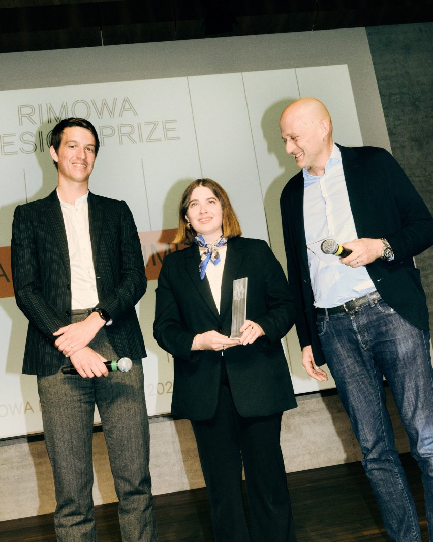 Rimowa winner with two judges