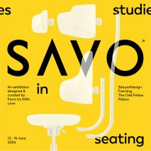 Graphic for Savo exhibition during 3 Days of Design 2024